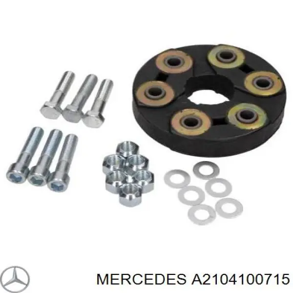 2104100715 Mercedes acoplamiento elástico del cardán