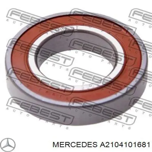 A2104101681 Mercedes soporte central externol de eje de transmision