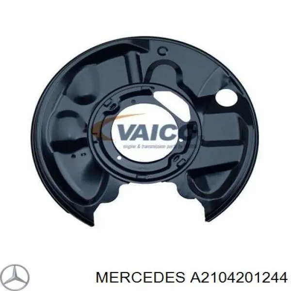 Chapa protectora contra salpicaduras, disco de freno trasero derecho para Mercedes E (S210)