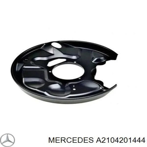 Comprar A2104201444 Mercedes Protector de disco de freno trasero izquierdo
