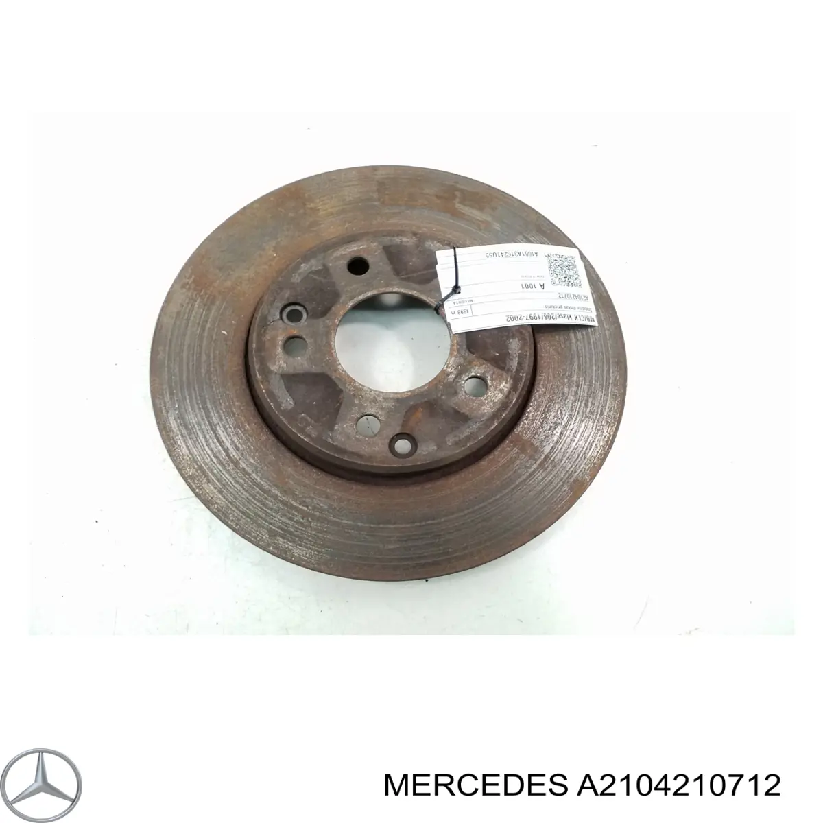 Disco de freno delantero Mercedes A2104210712