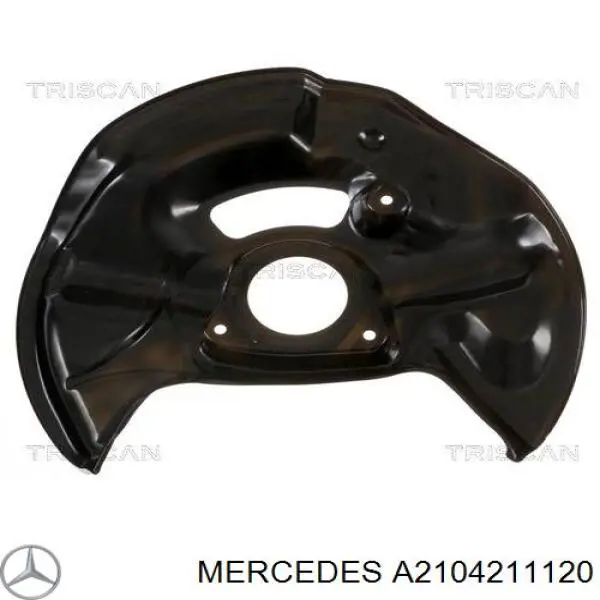 Protector de disco de freno delantero derecho Mercedes A2104211120 precio, desde 30,78 EUR
