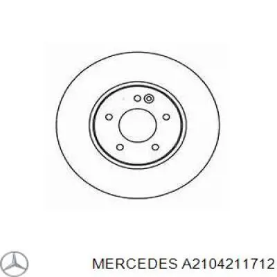 Frenos delanteros Mercedes A2104211712 precio, desde 66,79 EUR