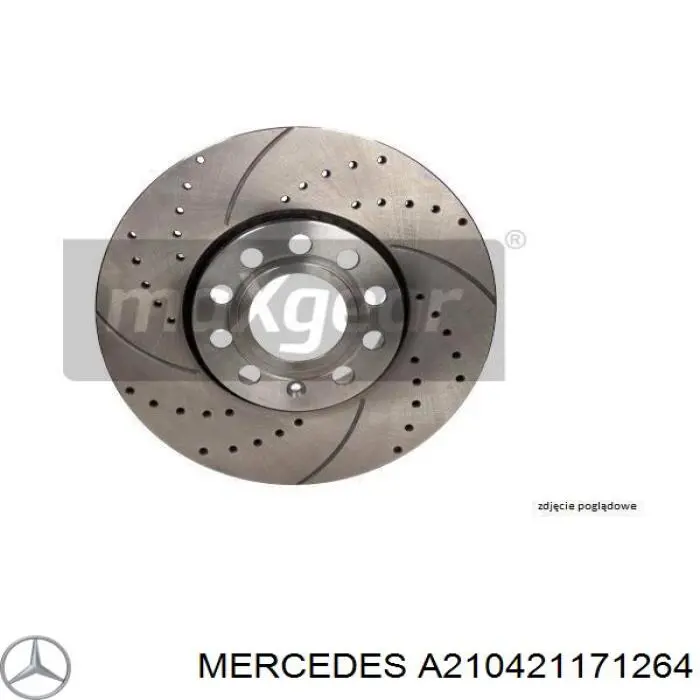 A210421171264 Mercedes disco de freno delantero