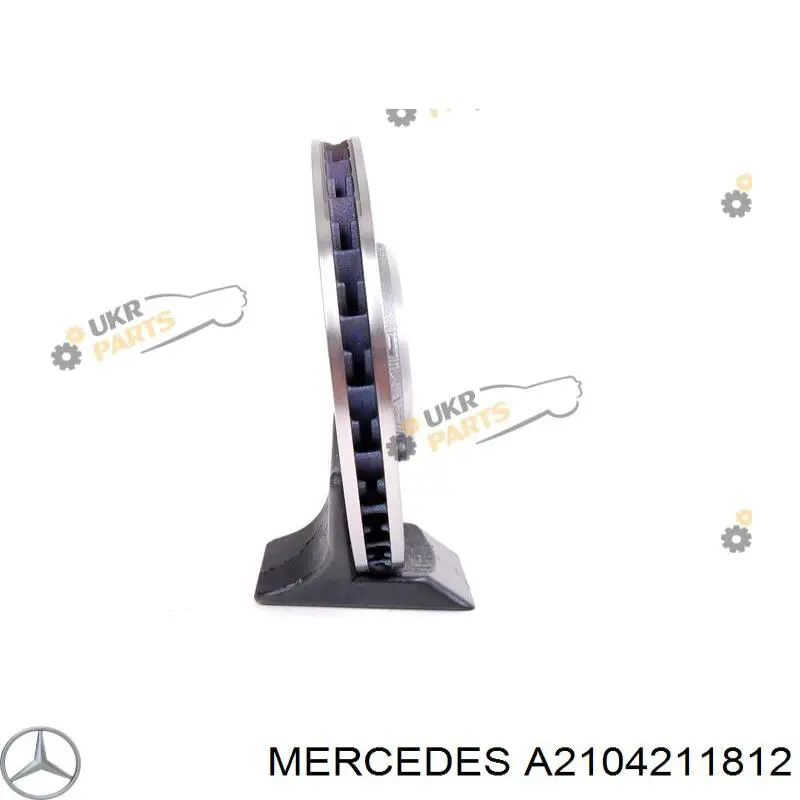 A2104211812 Mercedes disco de freno delantero
