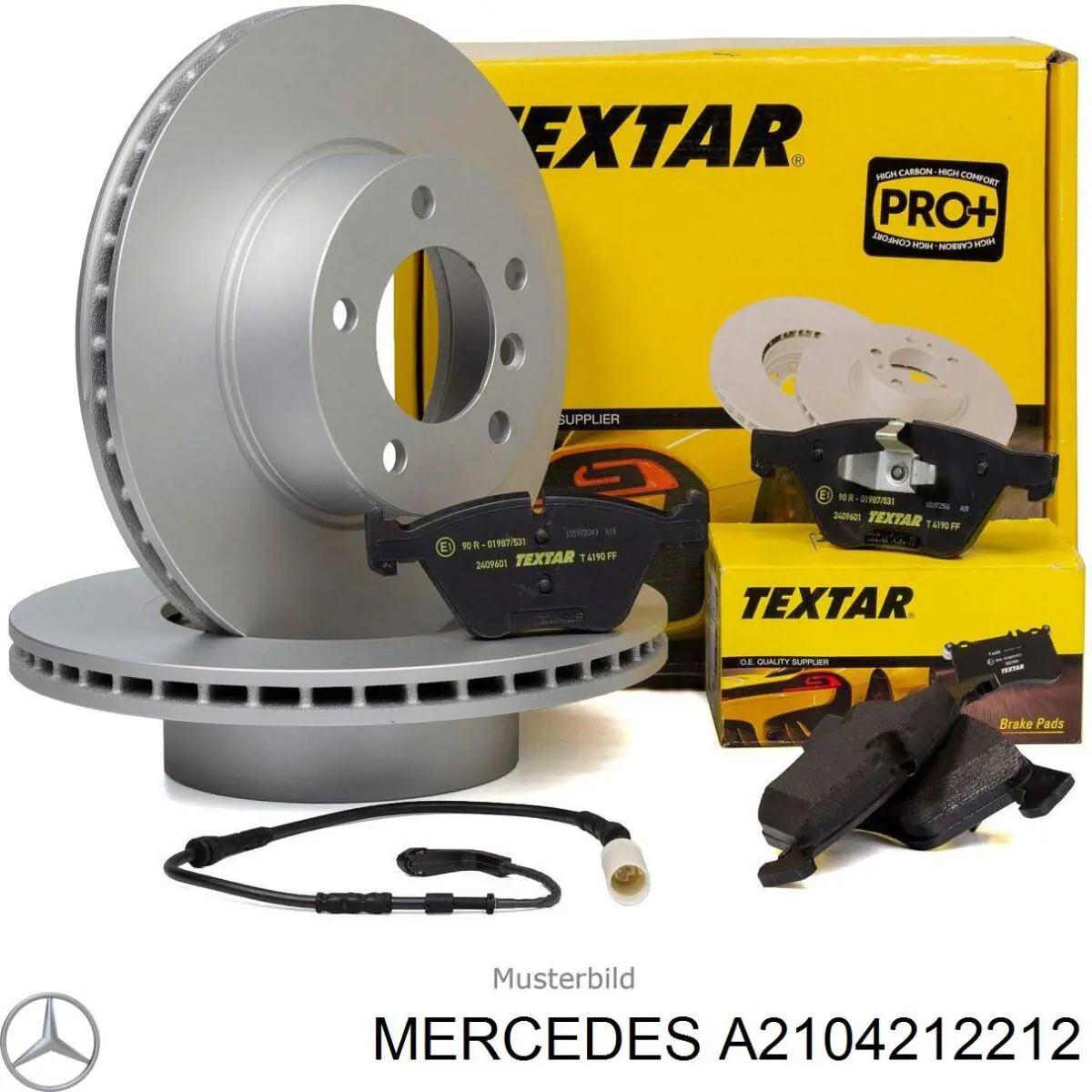 Disco de freno A2104212212 Mercedes