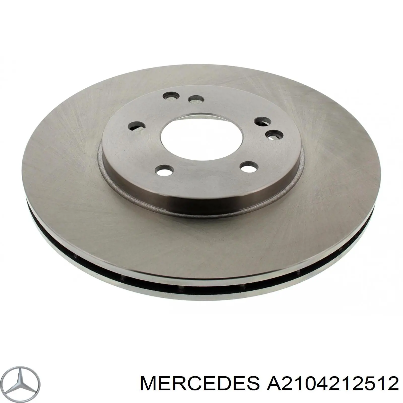 A2104212512 Mercedes freno de disco delantero