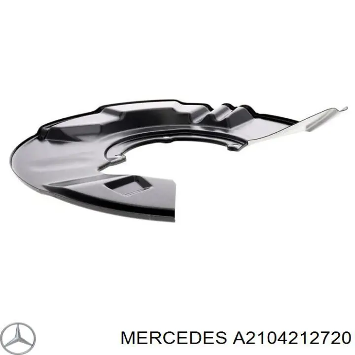 Chapa protectora contra salpicaduras, disco de freno delantero izquierdo para Mercedes E (S210)