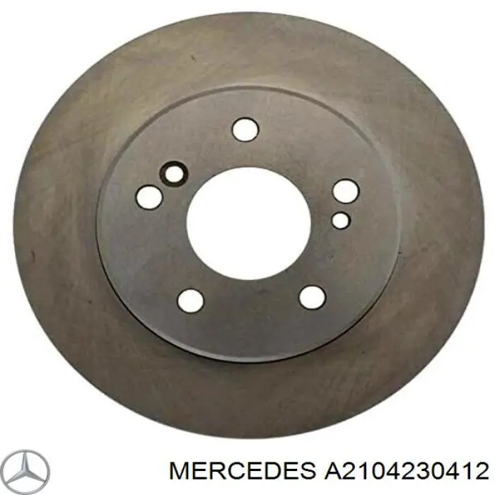 A2104230412 Mercedes Freno de disco trasero