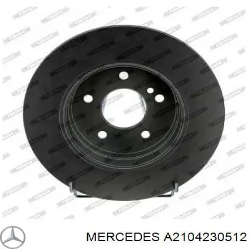 Comprar A2104230512 Mercedes Disco de freno trasero