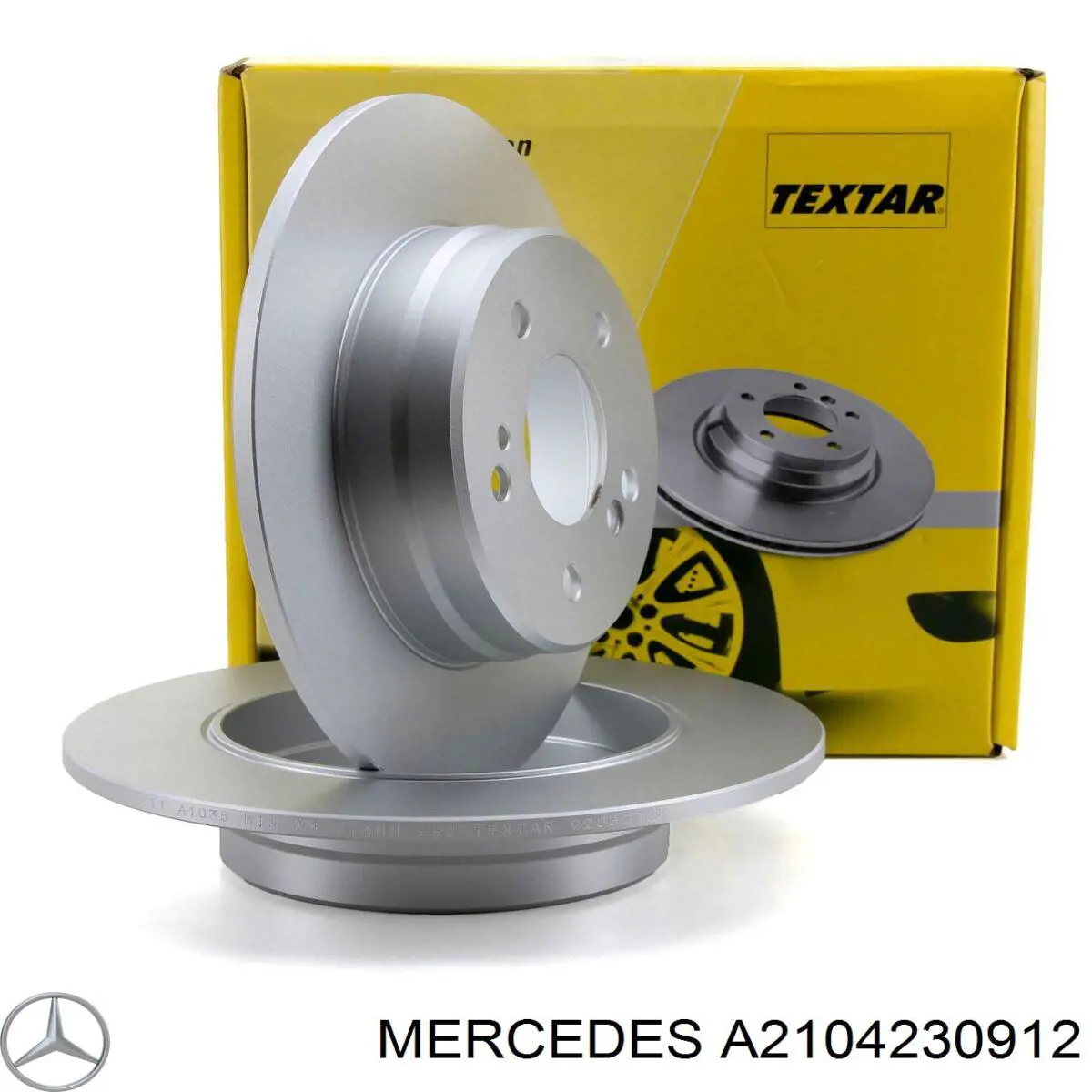 Disco de freno trasero Mercedes A2104230912 precio, desde 24,20 EUR