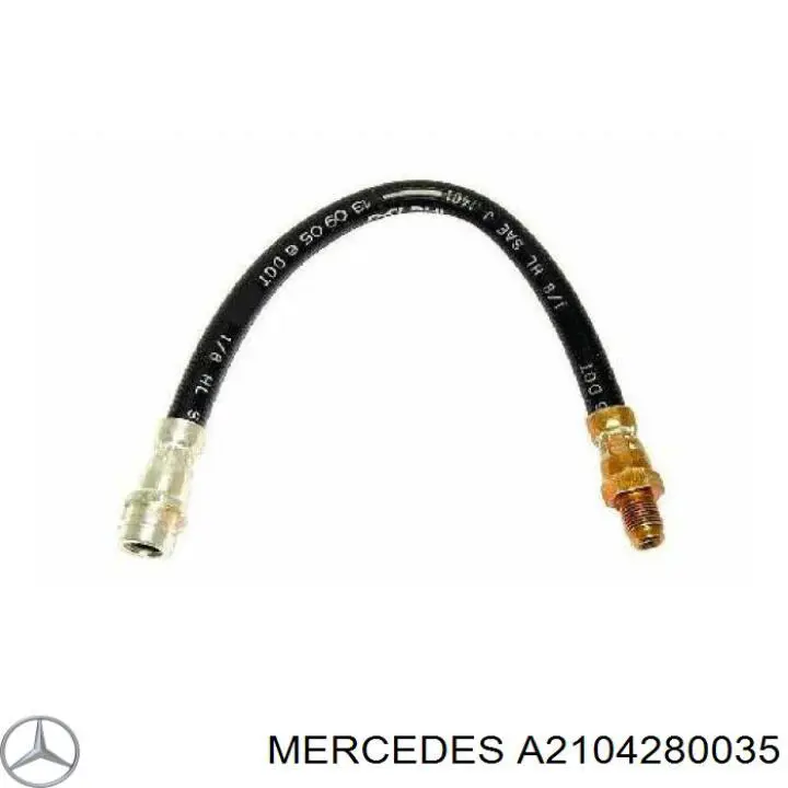 Tubo liquido de freno trasero Mercedes A2104280035