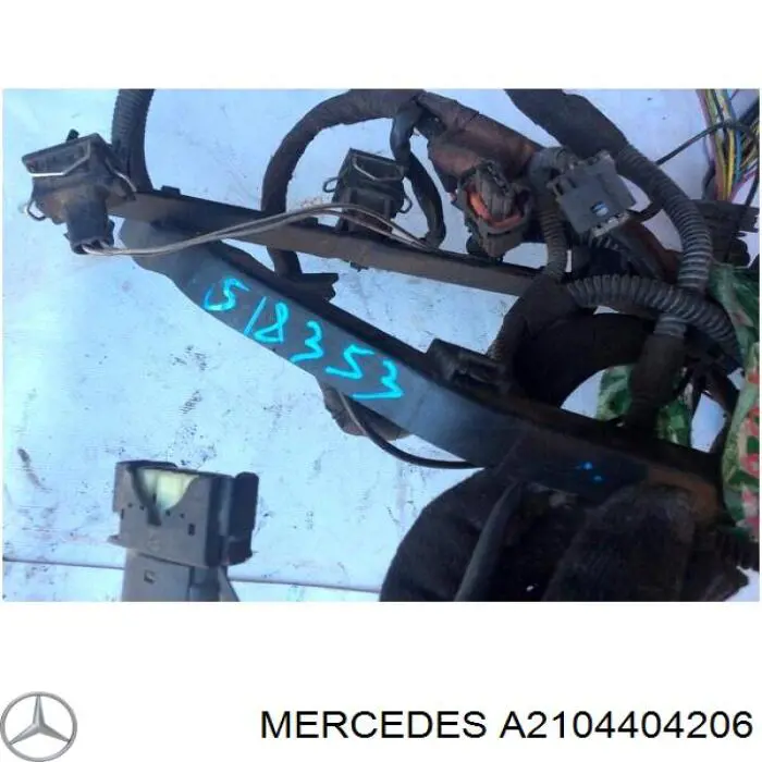 Mazo de cables del compartimiento del motor A2104404206 Mercedes