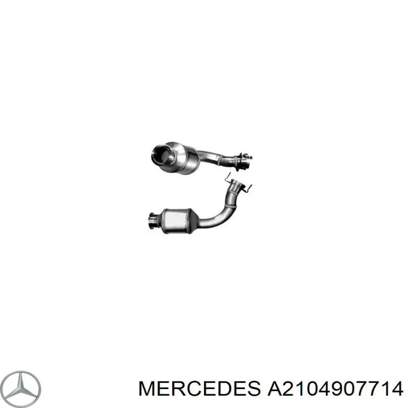 Tubo de admisión del silenciador de escape delantero Mercedes A2104905014 precio, desde 185,66 EUR