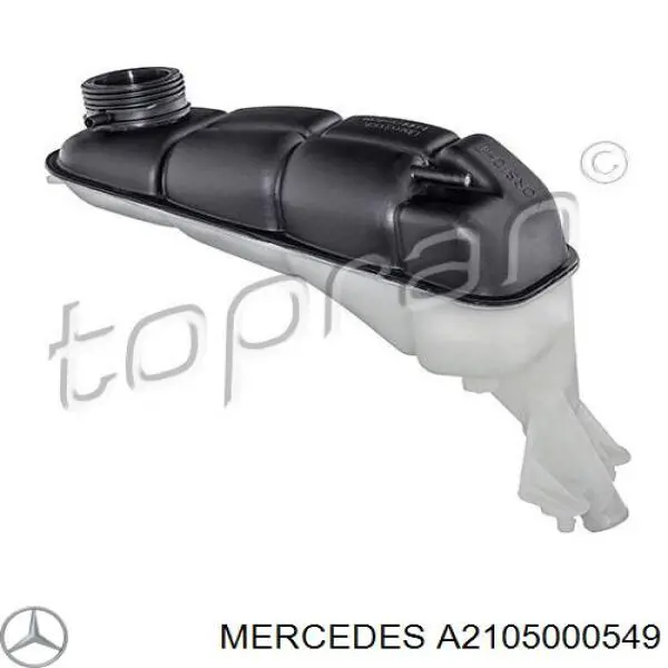 A2105000549 Mercedes vaso de expansión, refrigerante