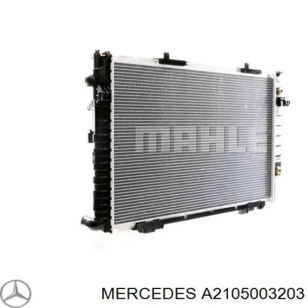 A2105003203 Mercedes radiador refrigeración del motor