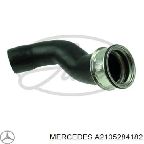 A2105284182 Mercedes tubo flexible de aire de sobrealimentación superior izquierdo