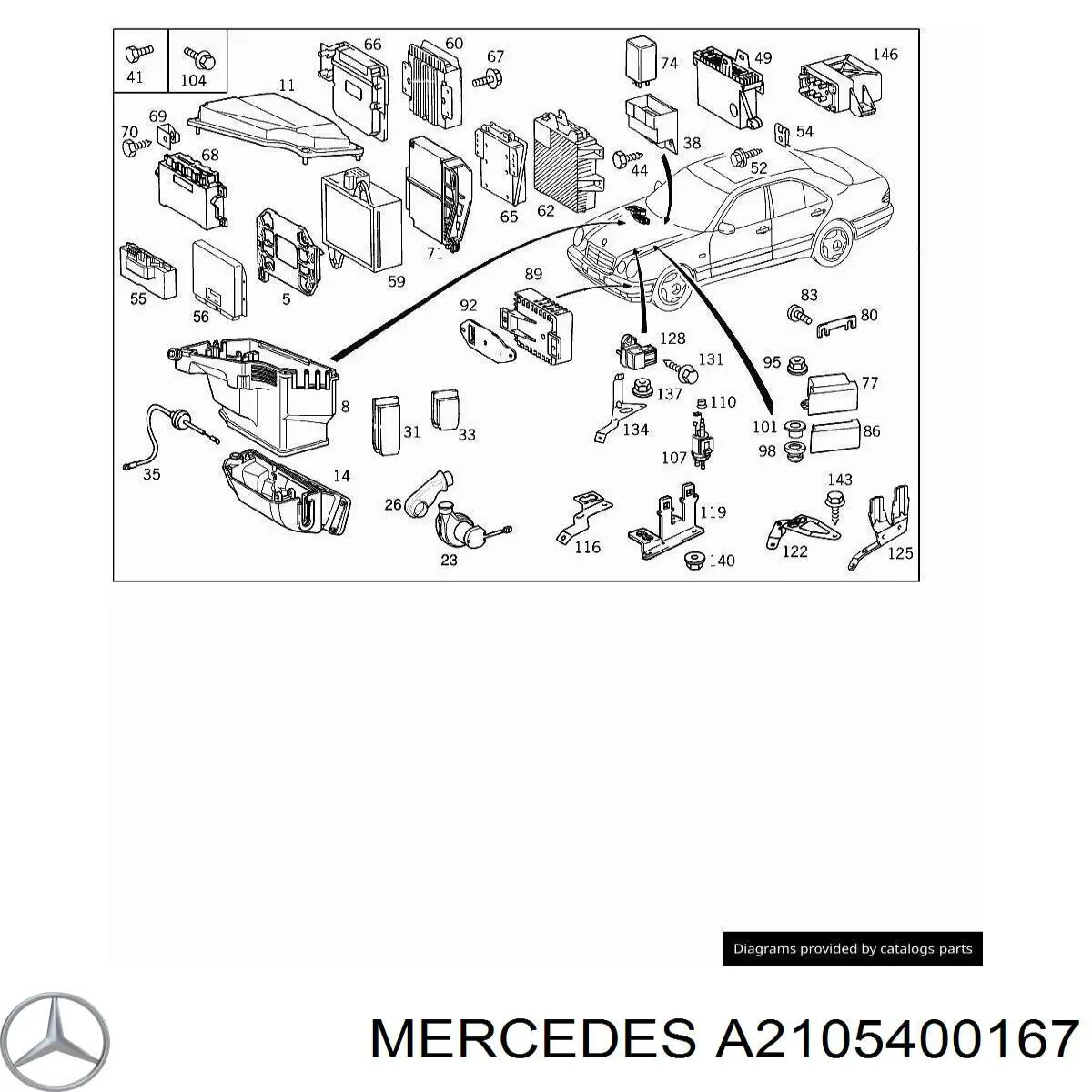 A2105400167 Mercedes