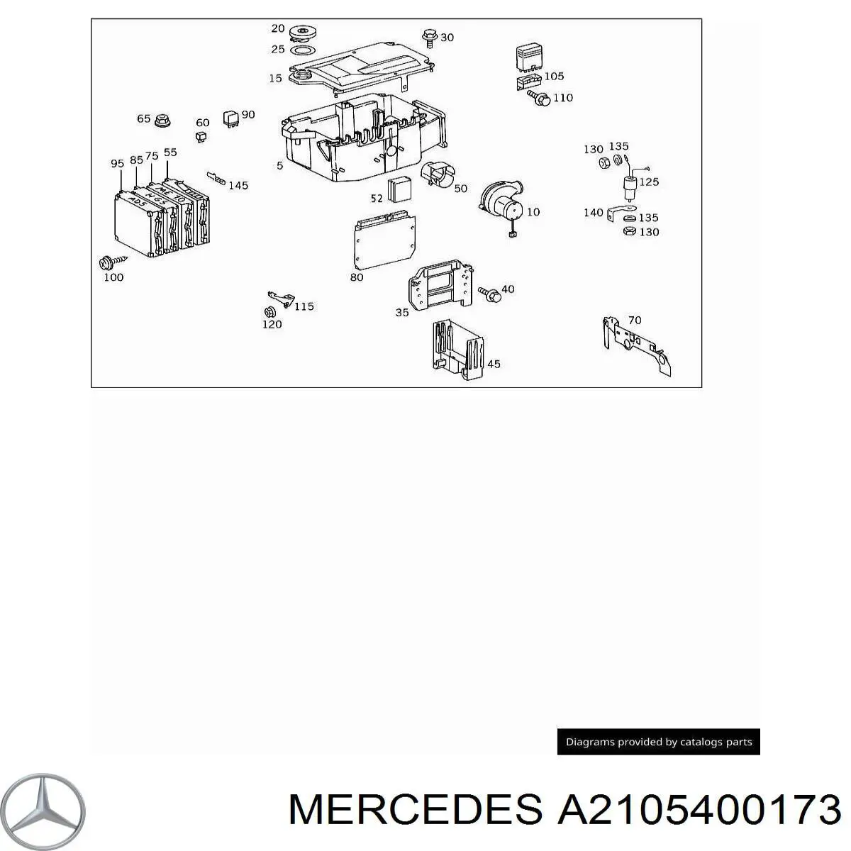 A2105400173 Mercedes 