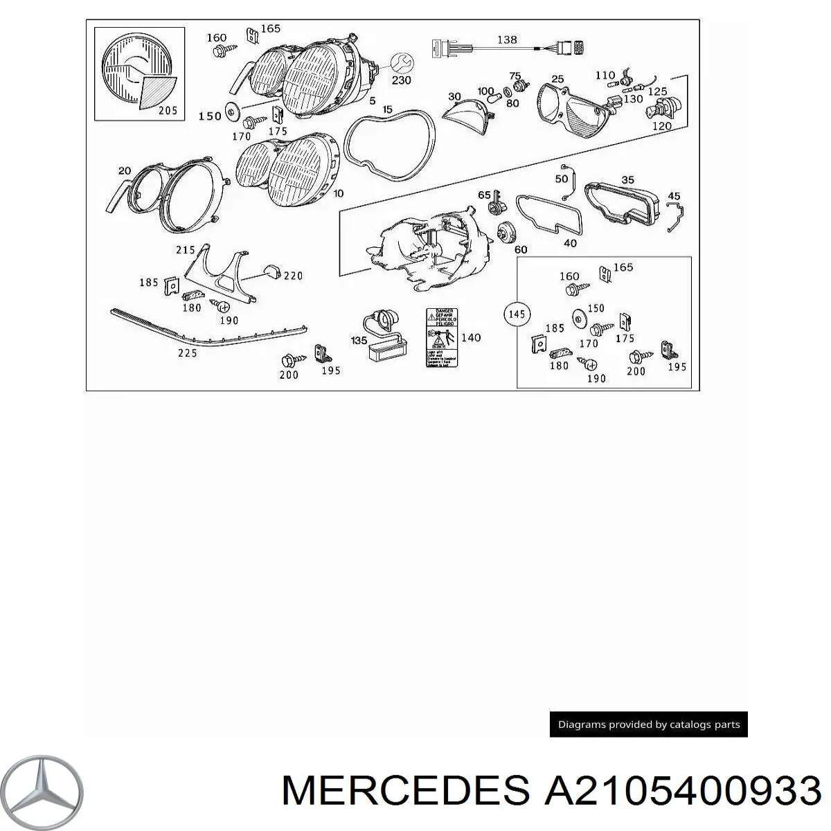 A2105400933 Mercedes