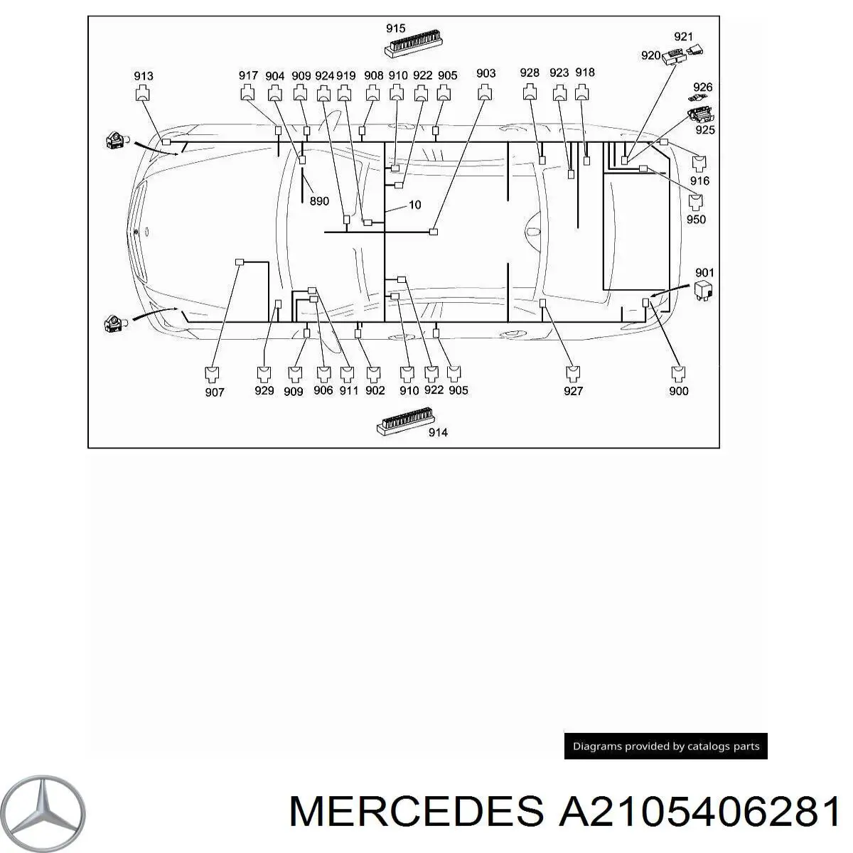  Mercedes A2105406281 precio, desde 15,56 EUR