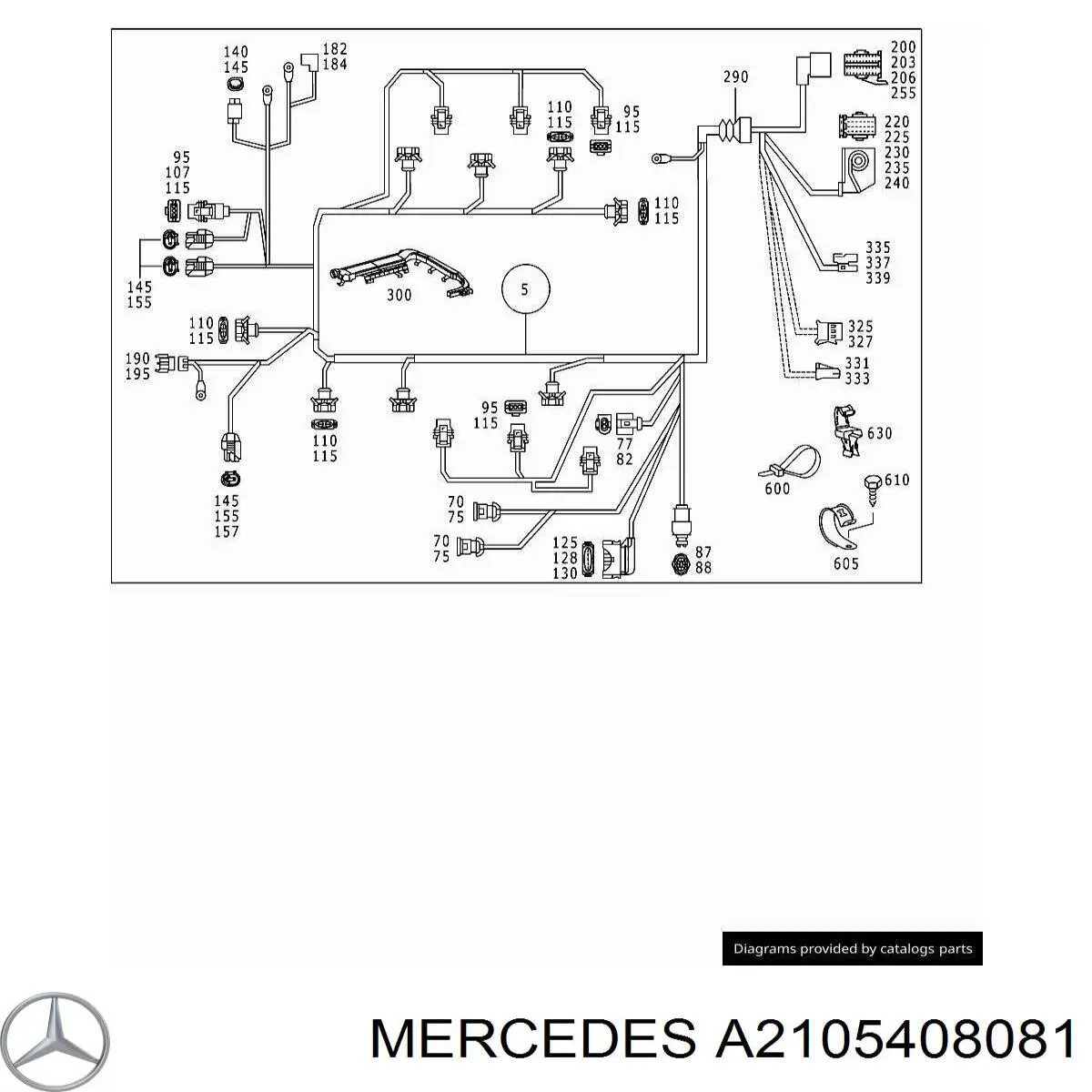  Mercedes A2105408081 precio, desde 16,09 EUR