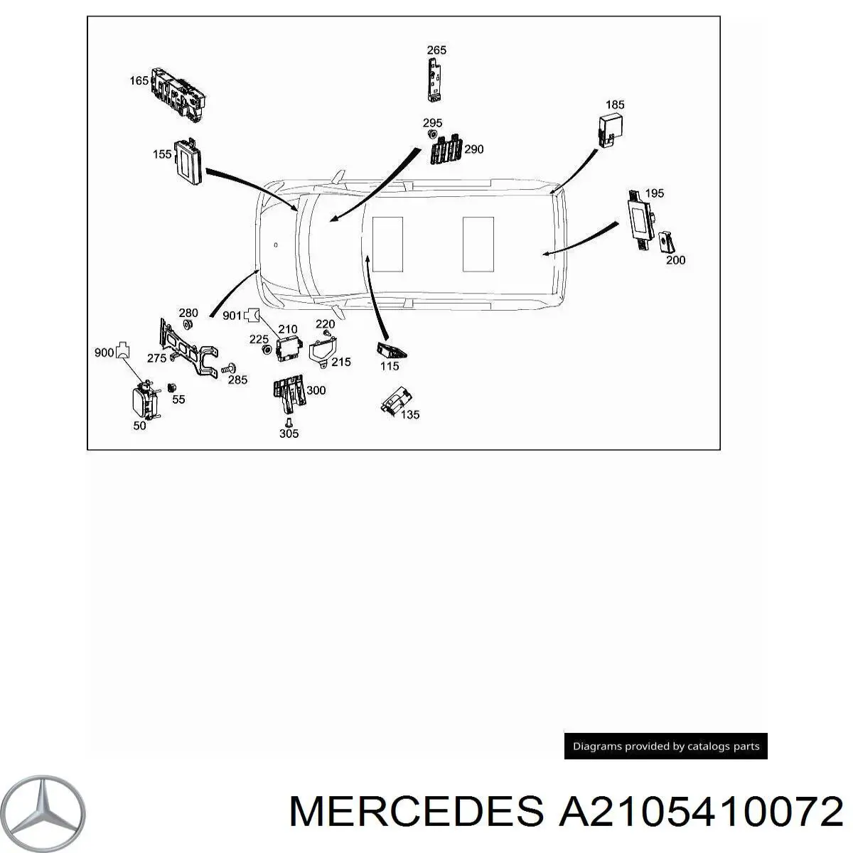 Comprar A2105410072 Mercedes 