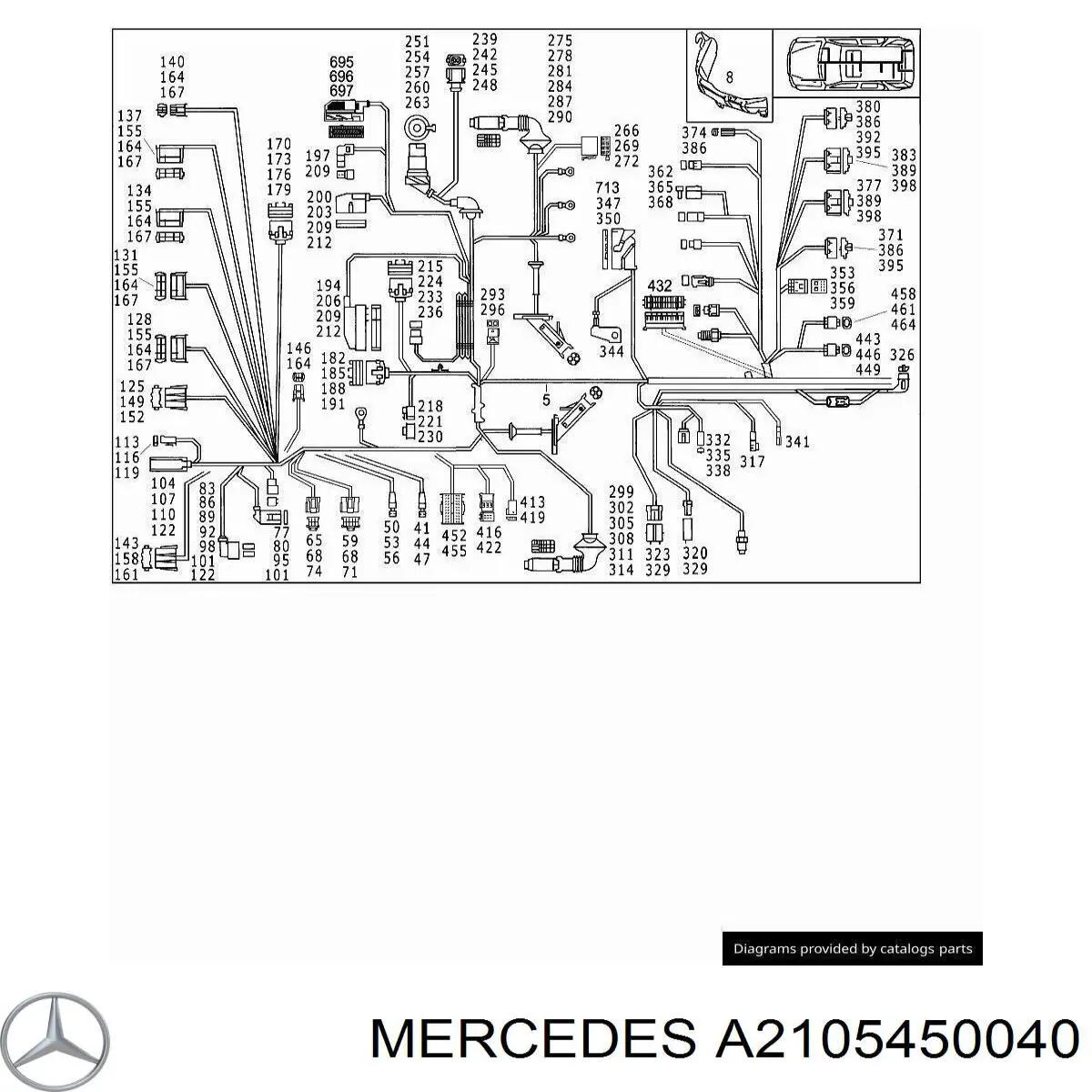  Mercedes A2105450040 precio, desde 12,40 EUR
