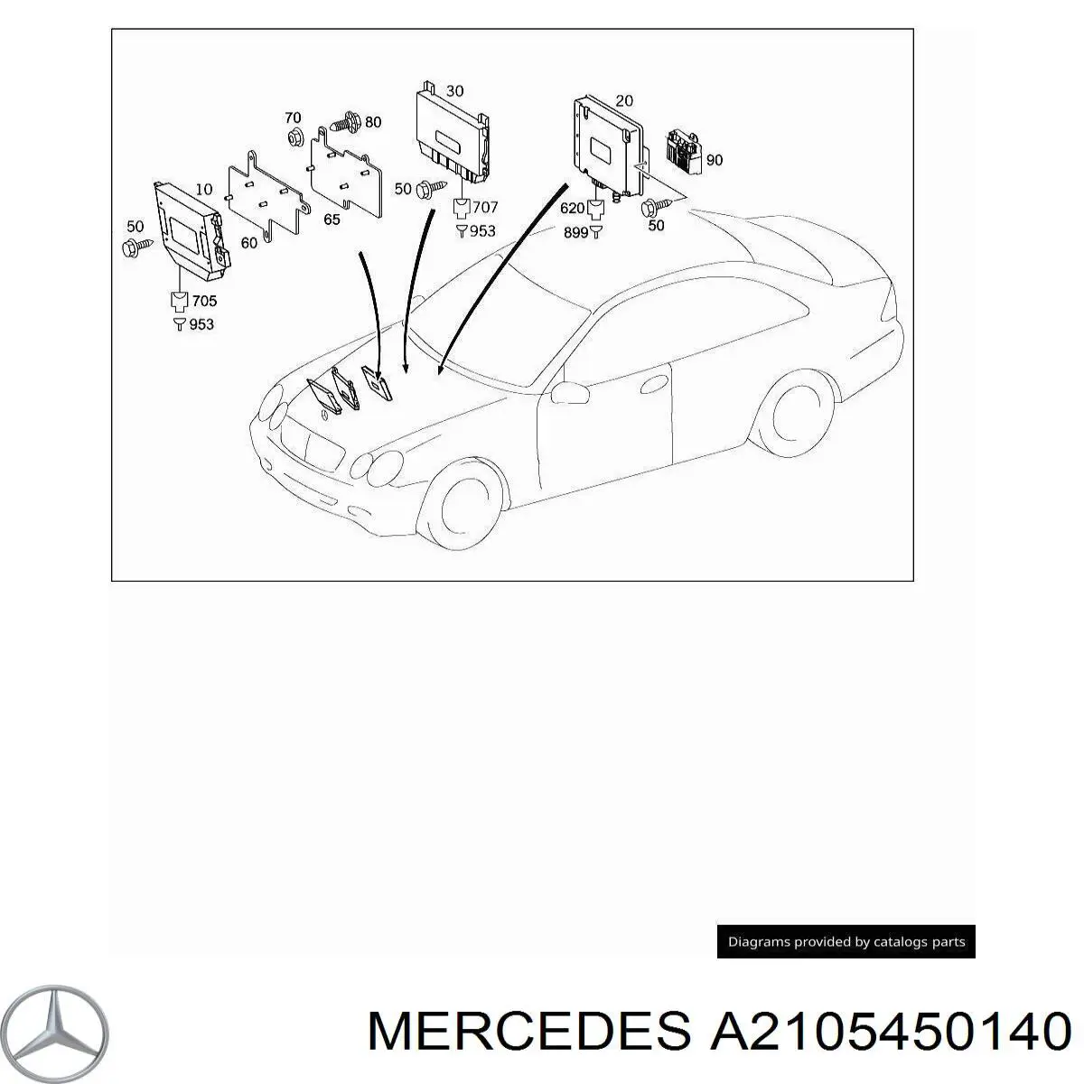 A2105450140 Mercedes 