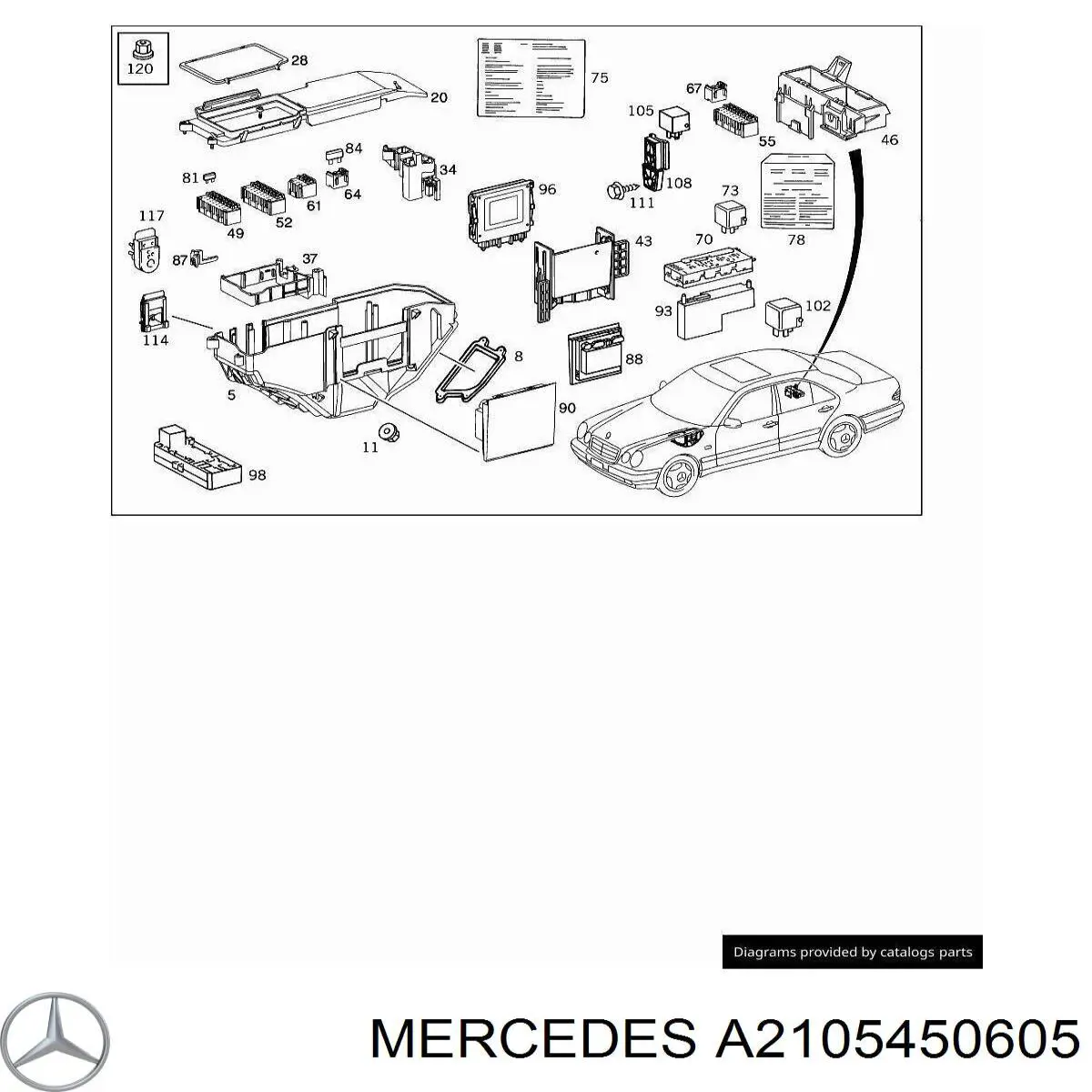 Regulador de velocidad del ventilador de refrigeración (unidad de control) Mercedes 2105450232 precio, desde 88,57 EUR