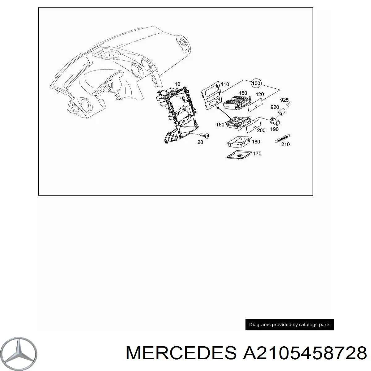  Mercedes A2105458728 precio, desde 8,89 EUR