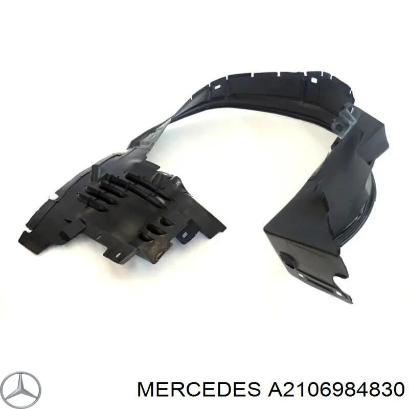 2106984030 Mercedes guardabarros interior, aleta delantera, derecho