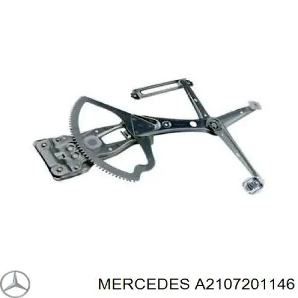 A2107201146 Mercedes mecanismo de elevalunas, puerta delantera izquierda