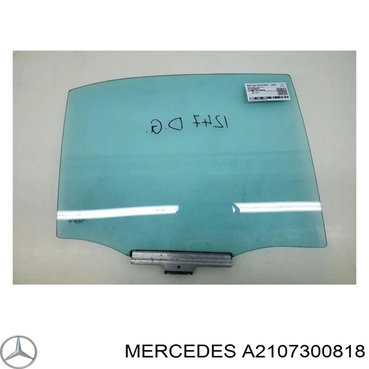 A2107300818 Mercedes luna de puerta trasera derecha