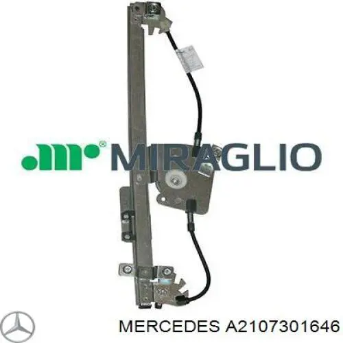 Comprar A2107301646 Mercedes Mecanismo de elevalunas de la puerta trasera derecha