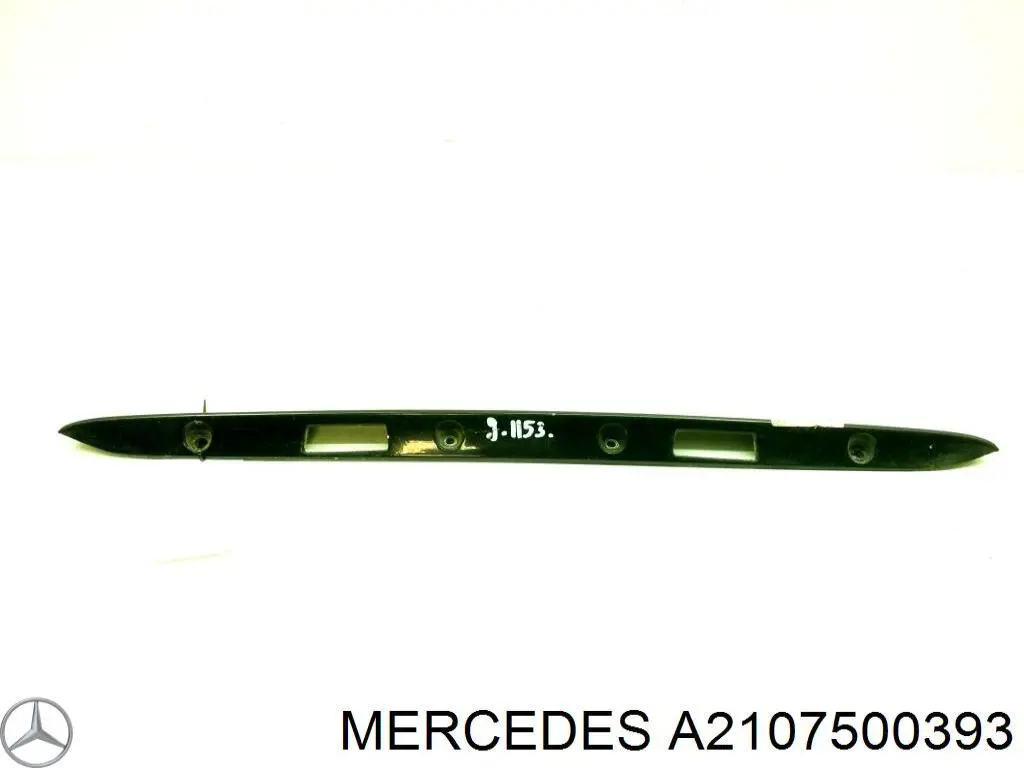 Cubierta, piloto de matrícula para Mercedes E (W210)