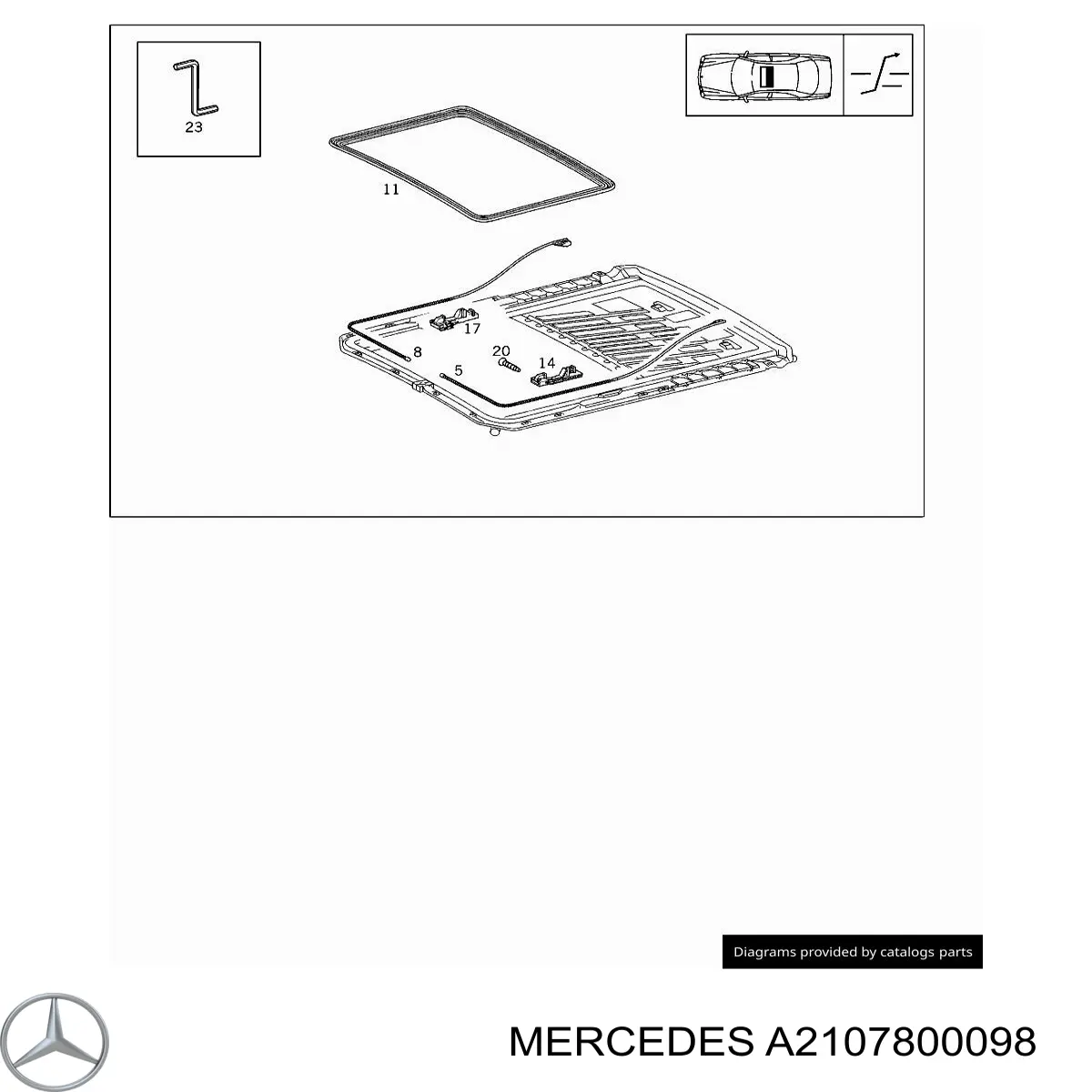 A2107800098 Mercedes