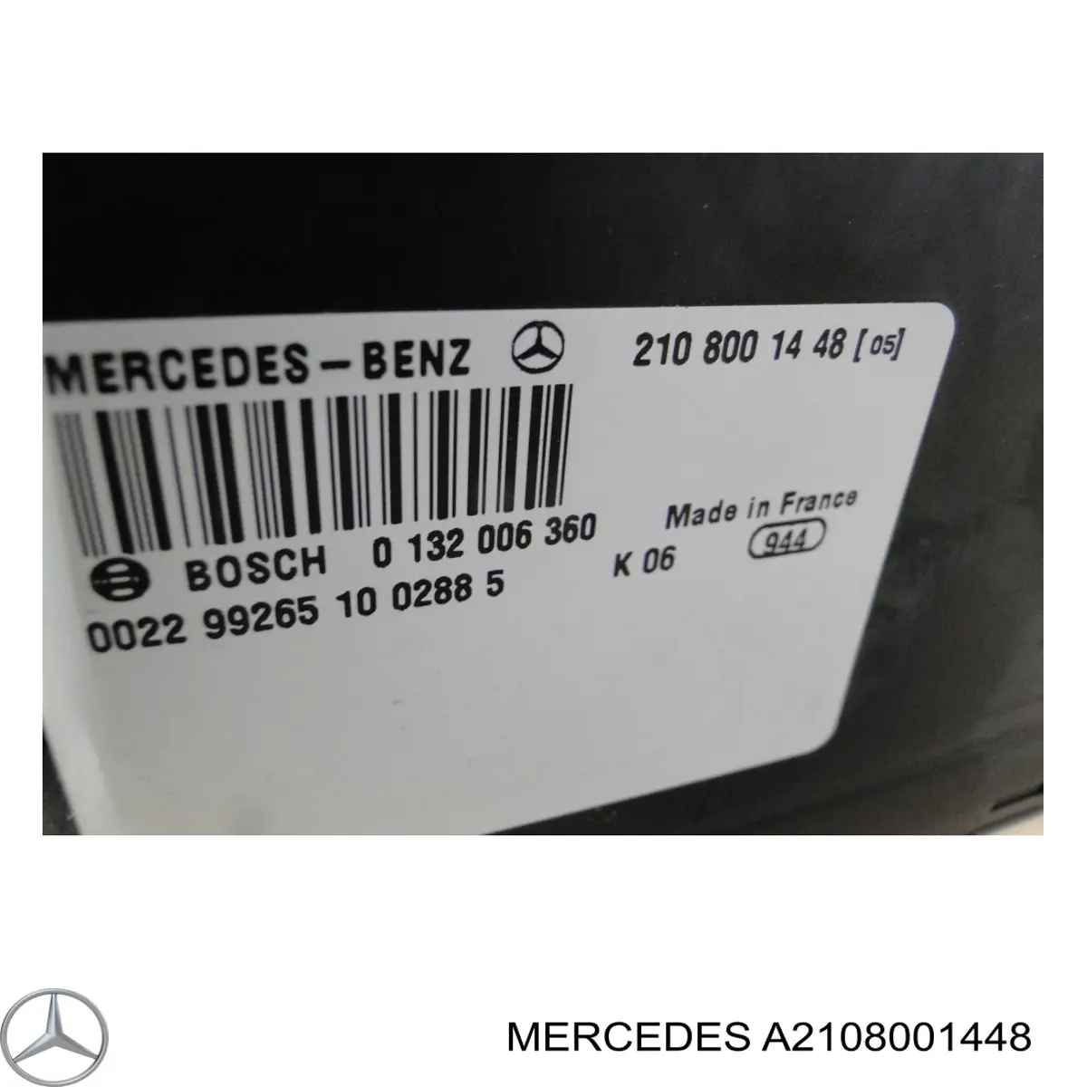 A2108001448 Mercedes bomba neumatica del cuerpo