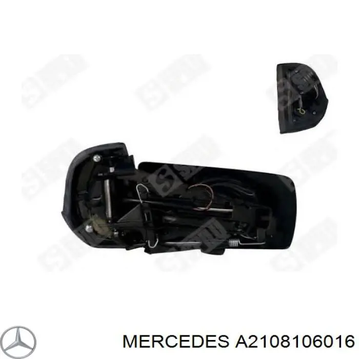 A2108106016 Mercedes espejo retrovisor derecho