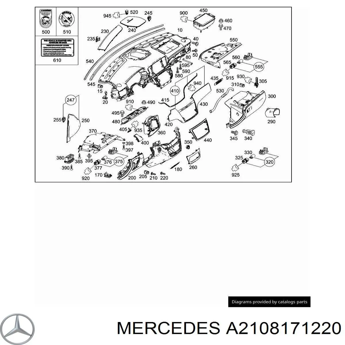  A2108171220 Mercedes
