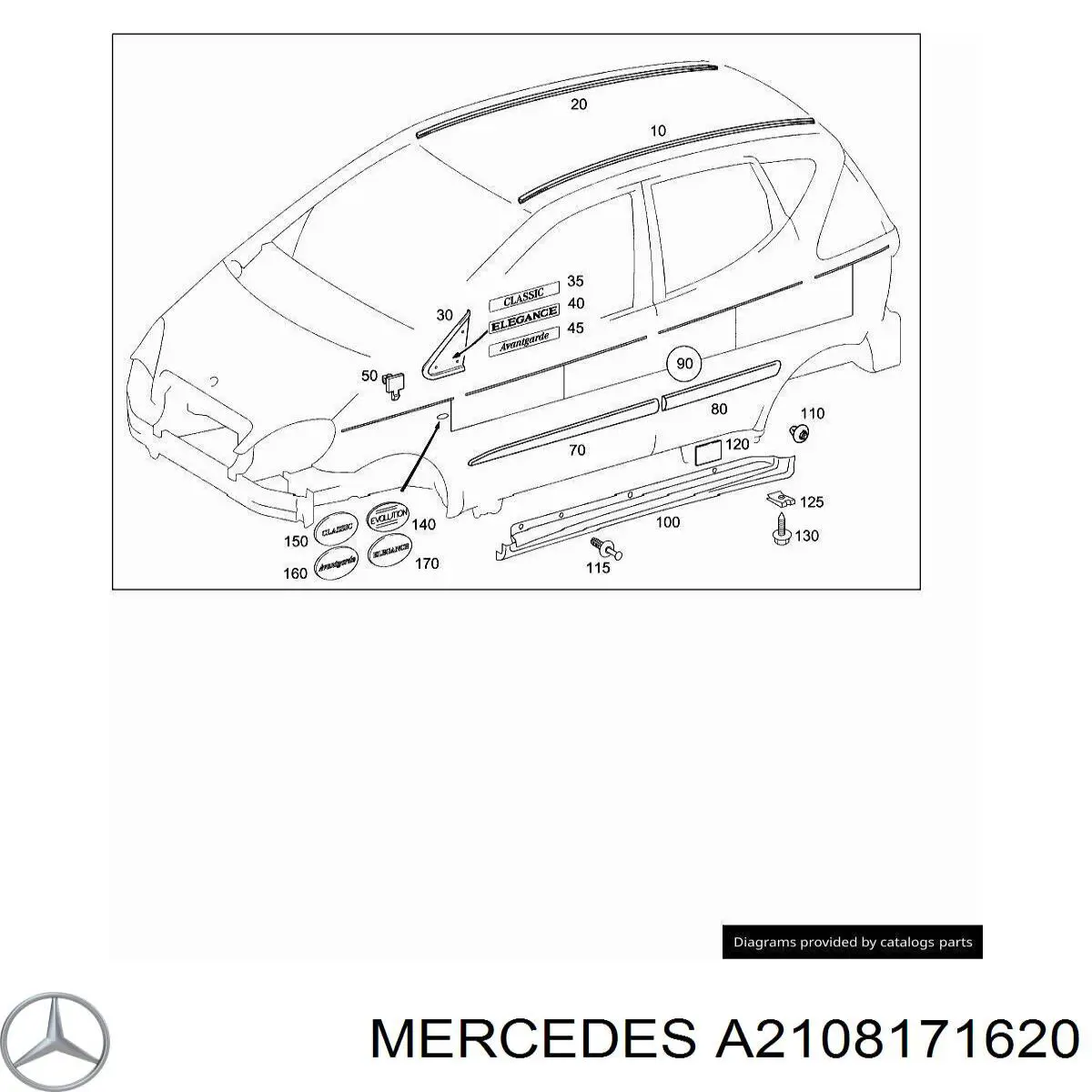 A2108171620 Mercedes