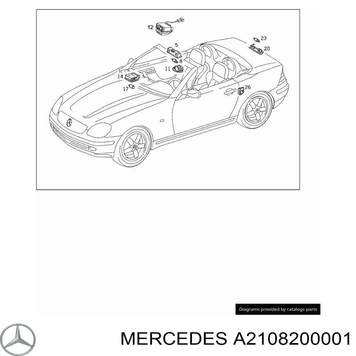 A2108200001 Mercedes