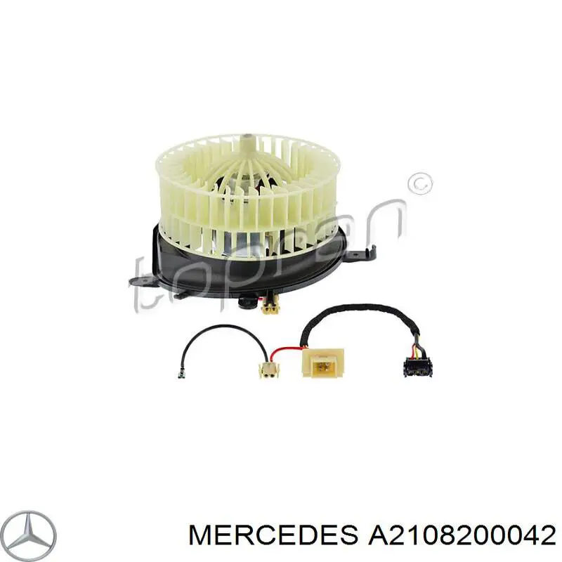 A2108200042 Mercedes motor eléctrico, ventilador habitáculo