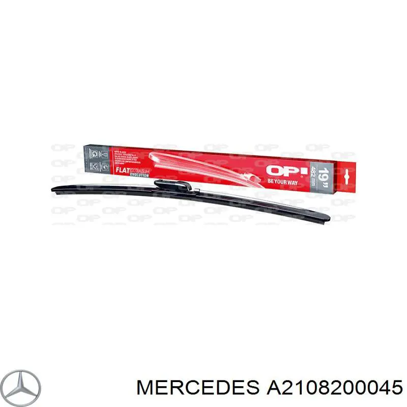Escobillas delanteras Mercedes A2108200045 precio, desde 12,70 EUR