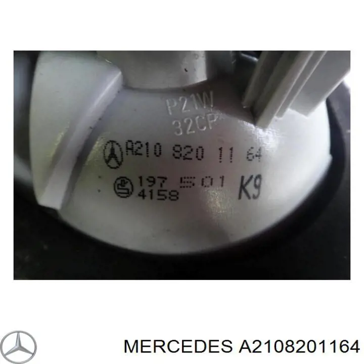 Piloto trasero interior izquierdo 08552 Magneti Marelli