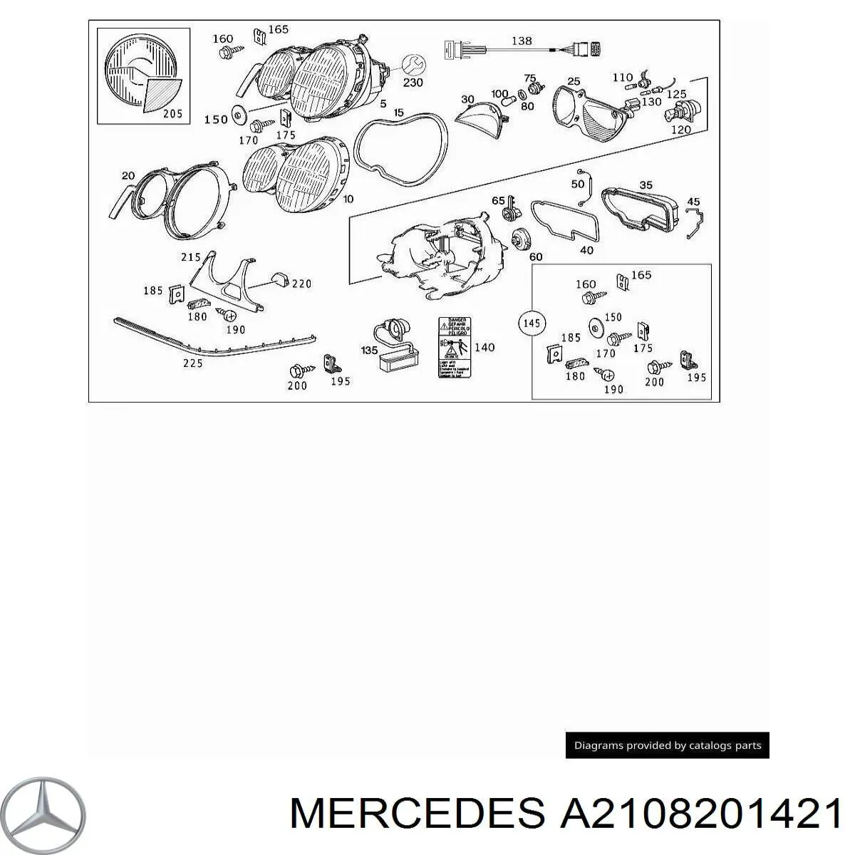 A2108201421 Mercedes