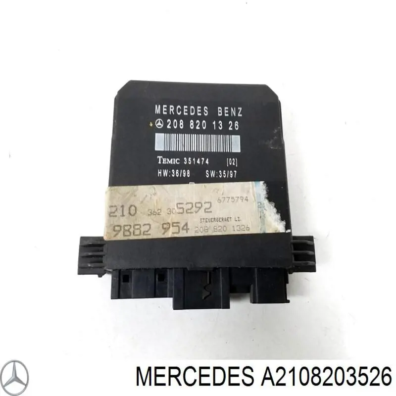 A2108203526 Mercedes unidad de confort de la puerta delantera