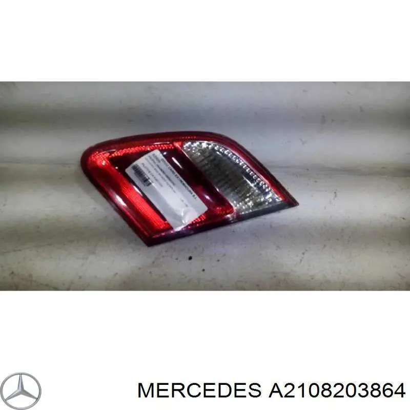 A2108203864 Mercedes piloto posterior interior derecho