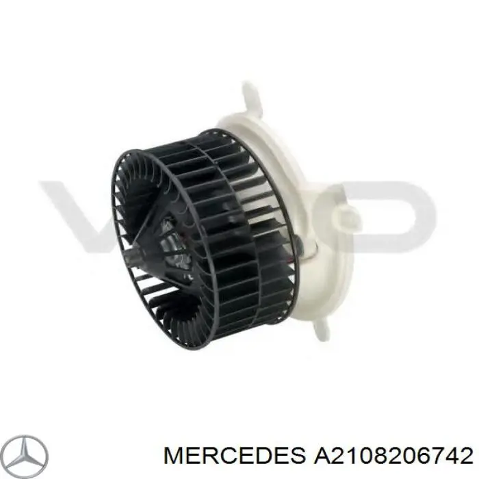 A2108203942 Mercedes motor eléctrico, ventilador habitáculo