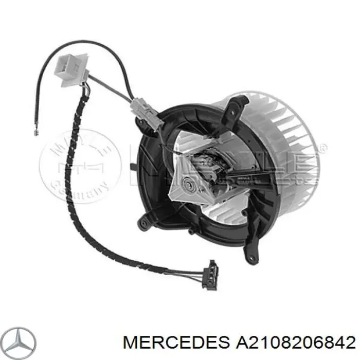 A2108206842 Mercedes motor eléctrico, ventilador habitáculo